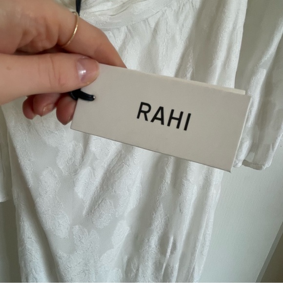Rahi Athena Midi Cutout White Dress, small. New - Picture 6 of 12